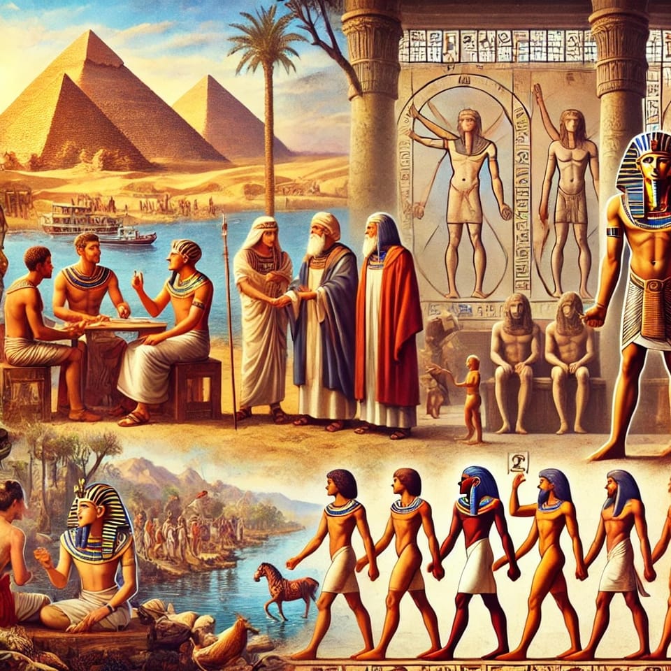 In Genesis 41, are the Egyptians unbelievers in God? Where did their ancestors come from?